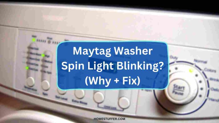 Maytag Washer Spin Light Blinking Why Fix