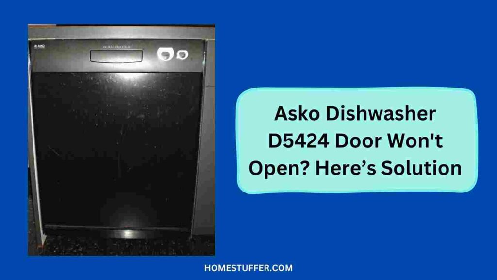 Asko Dishwasher D5424 Door Won't Open? Here’s Solution