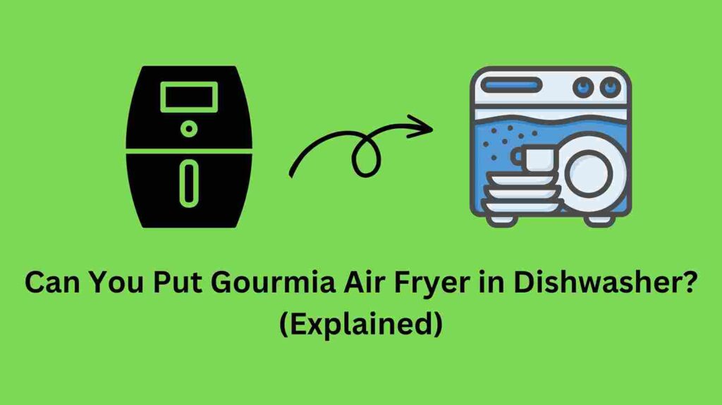 Can You Put Gourmia Air Fryer in Dishwasher? (Explained)