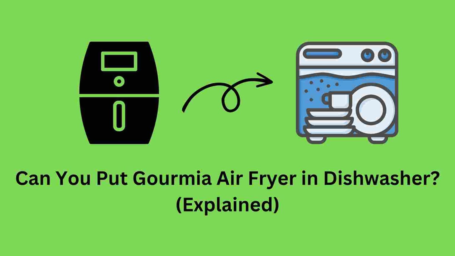 Can You Put Gourmia Air Fryer in Dishwasher? (Explained)