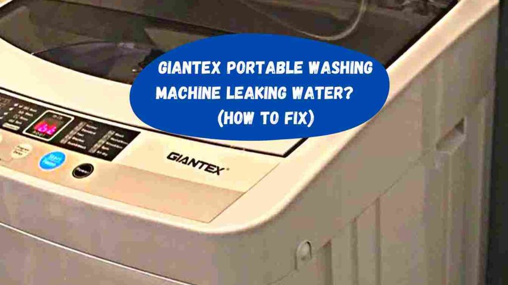 Giantex Portable Washing Machine Leaking Water?