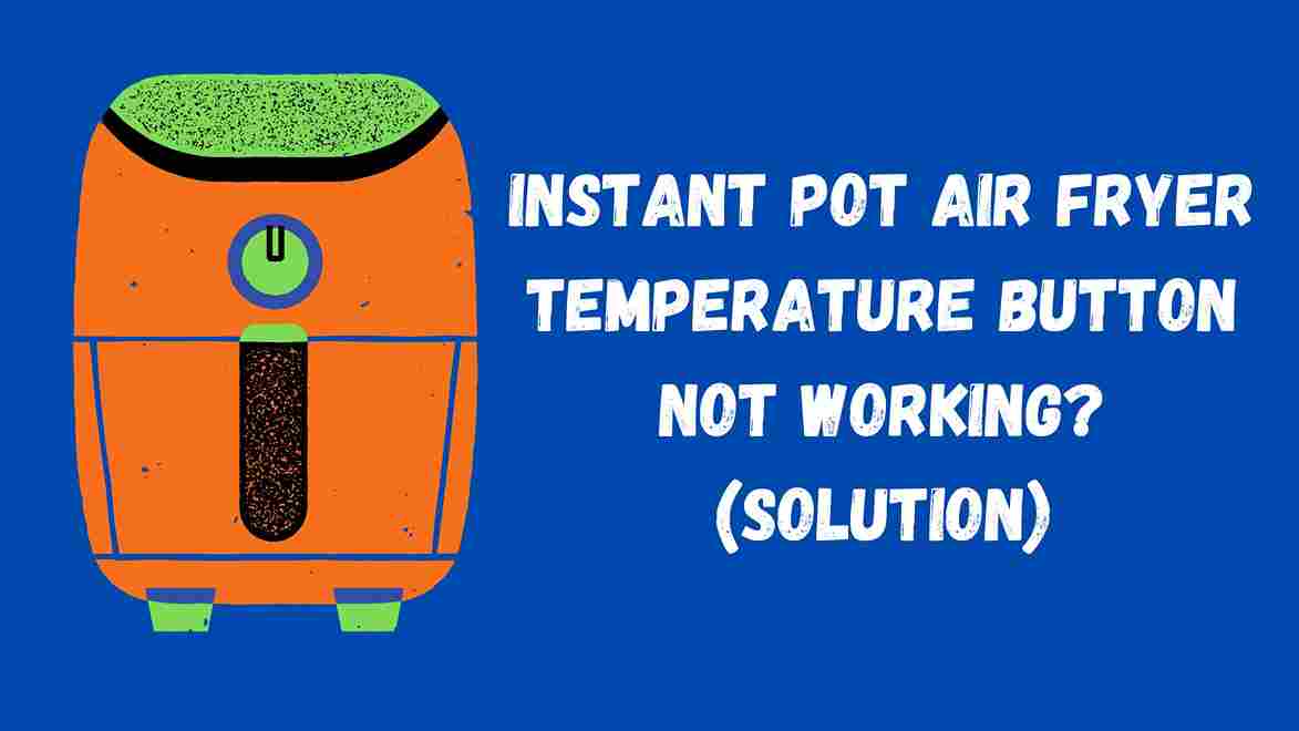 Instant Pot Air Fryer Temperature Button Not Working? (Solution)