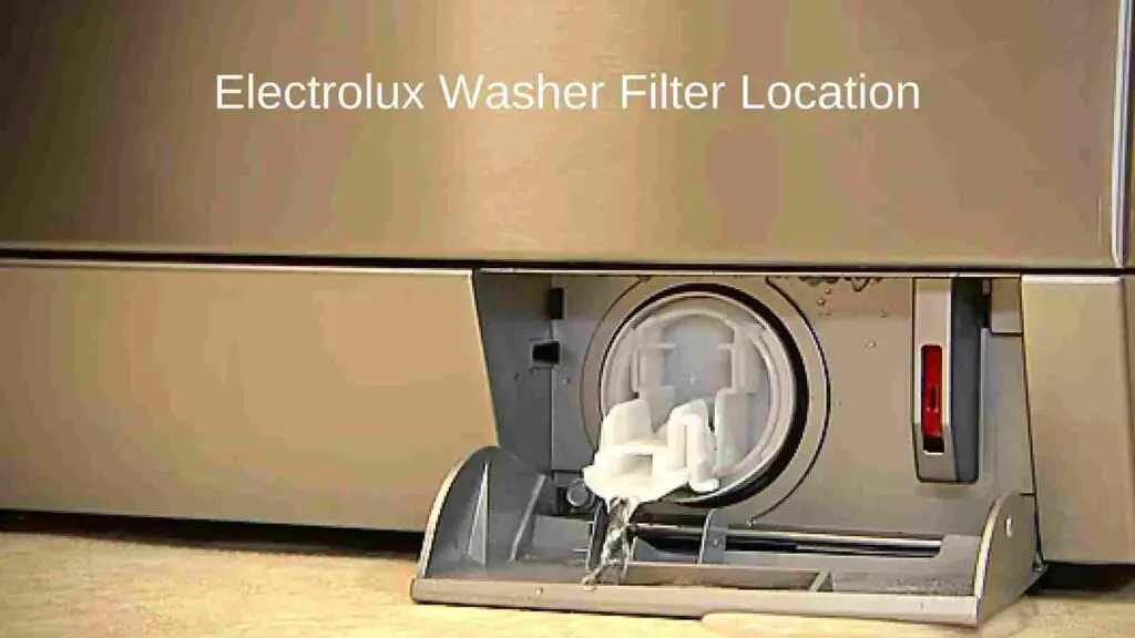 Electrolux Washer Filter Location