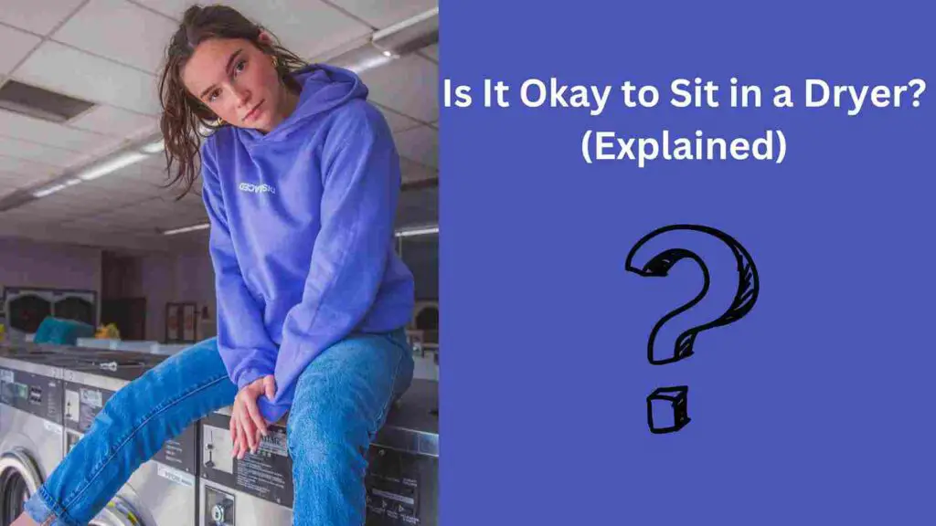 Is It Okay to Sit in a Dryer?