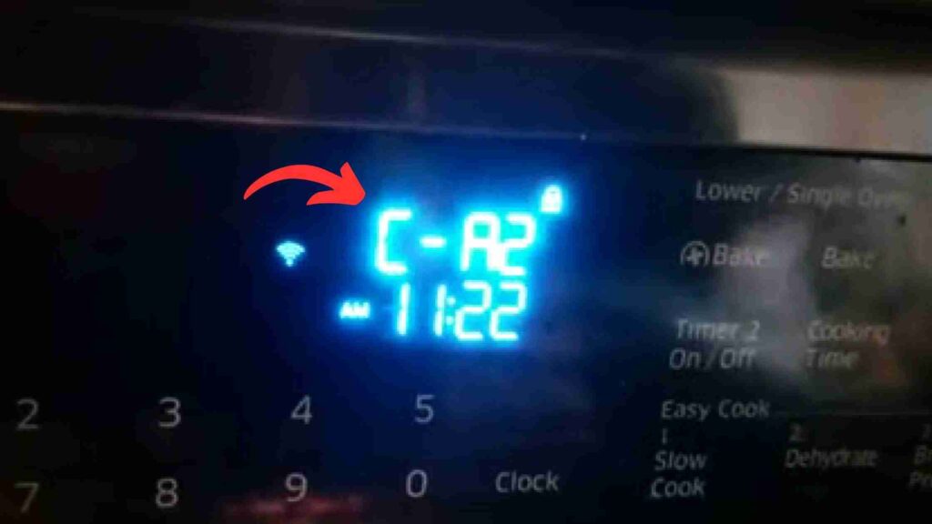 image of C-A2 Samsung Oven Error