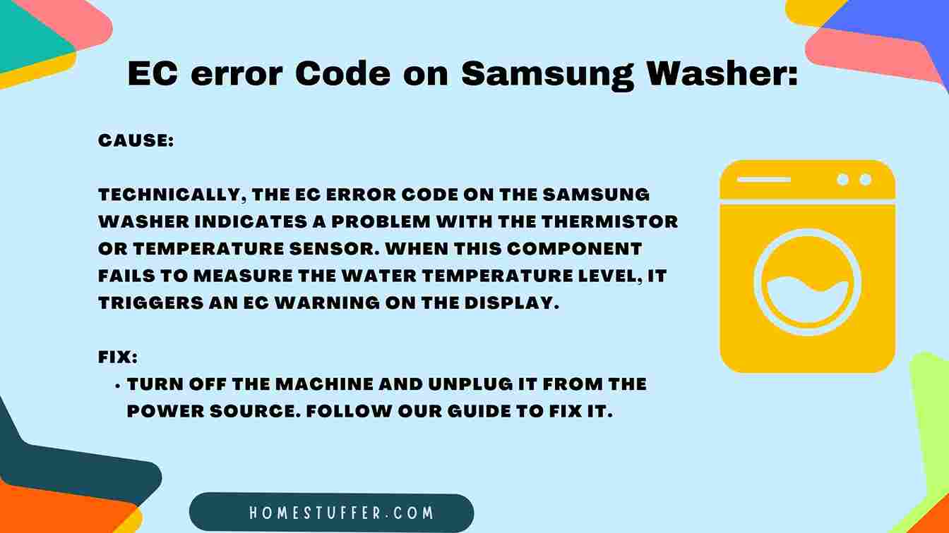 Samsung Washer EC Error Code? (Explained)
