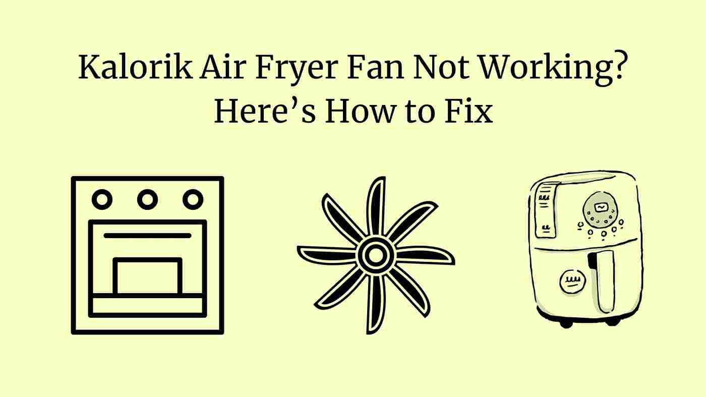 Air fryer 2024 fan not working